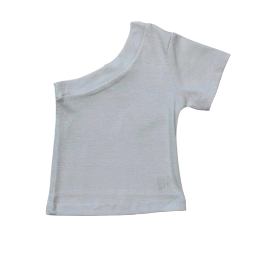 טישירט כתף לבנה 2-18