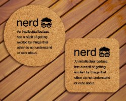 Nerd coaster