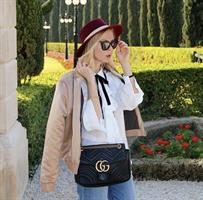 מעיל בומבר עור פודרה