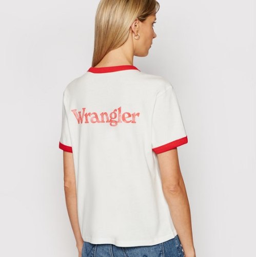 טישירט WRANGLER הדפס בגב אדום