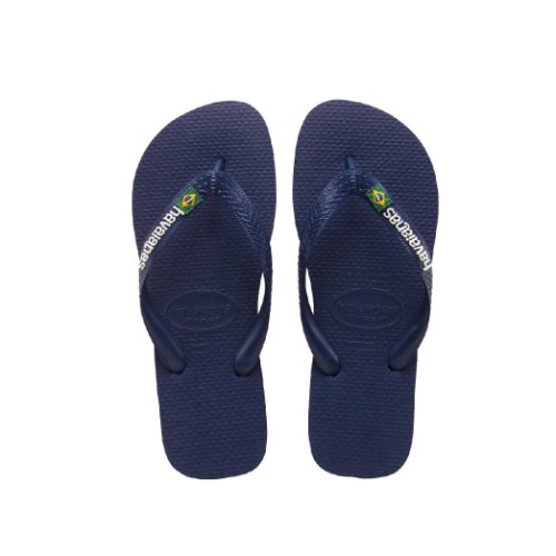 כפכפי הוויאנס ברזיל לוגו יוניסקס צבע כחול נייבי