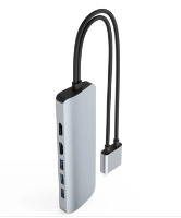 תחנת עגינה 2 מסכים HyperDrive VIPER 10-in-2 Gray for MacBook Pro/Air and USB-C device