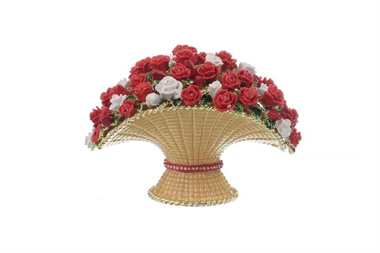 קופסת תכשיטים פרחים צבעוניים