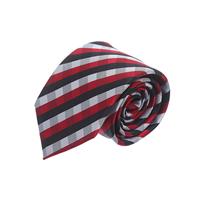 עניבה בשיבוץ סקוטי אדום שחור