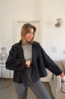 ג׳קט טראנץ' שרלוק חום