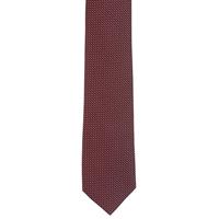 עניבה סלים מדוגמת בורדו יין