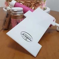 קלף מגה מדורג ליצירה מדרגות בעוגה | קלף להחלקת עוגה | משטח ליצירת קומות בעוגות קרם