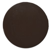 קישוט שוקולד דיסקית מריר עגול 9 ס"מ 120 יח'