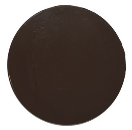 קישוט שוקולד דיסקית מריר עגול 9 ס"מ 120 יח'