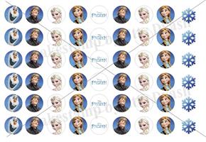 פרוזן דמויות - דף טרנספר 54 יחידות לנשיקות ולשוקולד