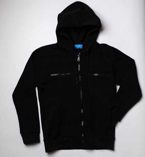 קפוצ'ון קופר 2 רוכסנים שחור גברים