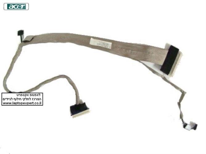 כבל מסך למחשב נייד אייסר Acer Aspire 7720 7520 Lcd Screen Cable 17" DC02000E100