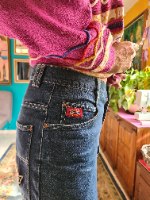 ג'ינס היפ הופ כחול מידה L/XL