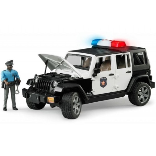 ג׳יפ משטרה רוביקון עם שוטר