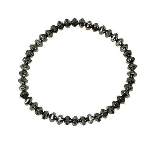 צמיד לגבר אופנתי אבני המטייט שחורות