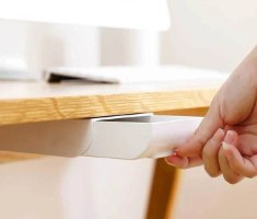 מגירת שולחן נדבקת