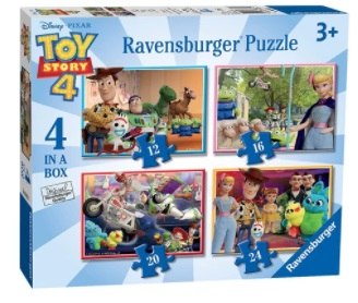 4 פאזלים בקופסא - צעצוע של סיפור