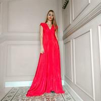 שמלת DANA אדום פליסה