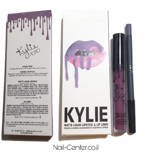 שפתון עמיד עם תוחם KYLIE - סגול