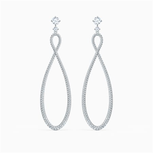 עגילים SWAROVSKI קולקציית Swa Infinity