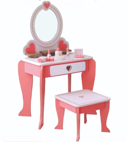 שידת איפור לבבות