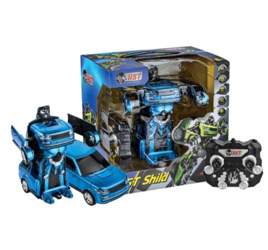 רובוטריק על שלט כחול