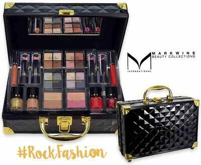 מזוודת איפור מפוארת בצבע שחור