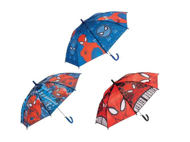 מטריית ספיידרמן לבנים