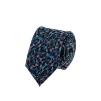 עניבה פסיפס כחול- טורקיז