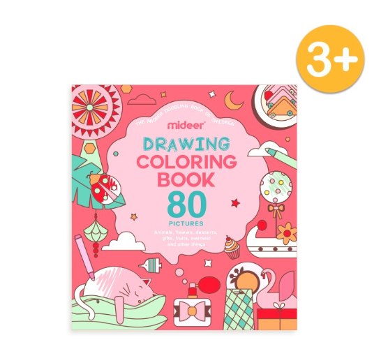 חוברת צביעה - חמוד ומתוק MIDEER