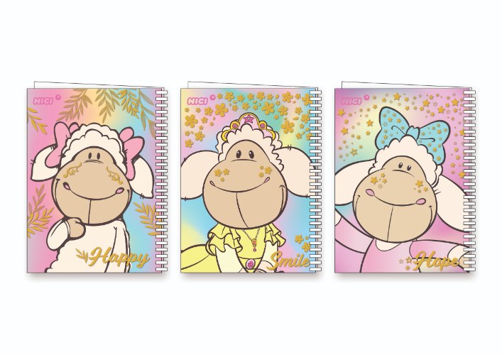 מחברת שורה ספירלה ‏‎PP A4 ג'ולי כסוף מטלי (3/24) 2021