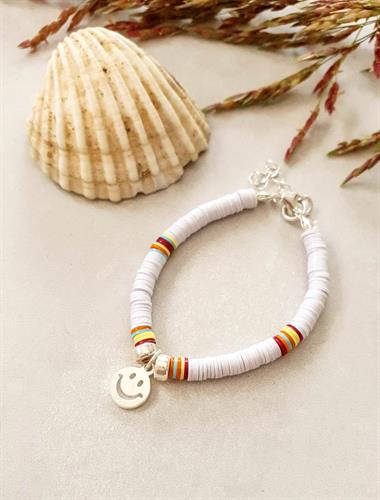 צמיד חרוזים סמיילי לילד