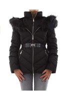 מעיל GUESS שילוב פרווה שחור
