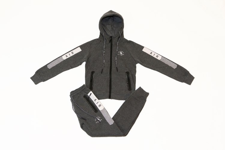 חליפת פוטר כותנה הדפס SB בנים