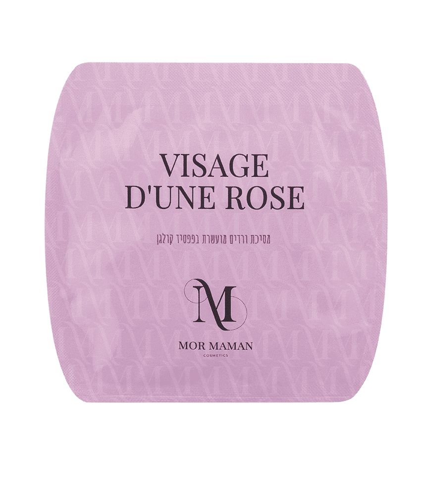 מור ממן - Mor Maman Visage d’une rose - Single - מסיכה-מועשרת-בפפטיד-קולגן