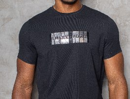 טי שרט SHARK SPORT שחור לוגו