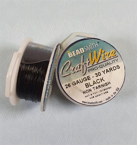 חוט מתכת פיסולי 0.4 - שחור BEADSMITH
