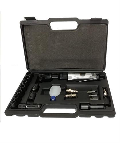 סט ראצ'ט פנאומטי 17 חלקים Moller Germany