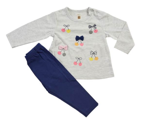 חליפת מעבר דובדבנים אפור מלאנג' מכנס לייקרה