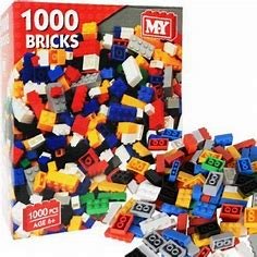 1000 חלקים לגו BRICKS