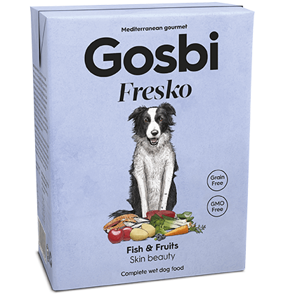 גוסבי פרסקו מזון רטוב מלא לכלבים על בסיס דגים - Gosbi