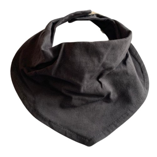 סינר רוק בנדנה - צבע אפור פחם