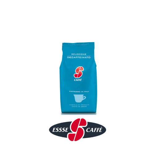 חצי קילו פולי אסא קפה | נטול קפאין 90% ערביקה | Essse Caffe Selezione Decaffeinato