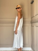 חצאית SLIM - לבנה