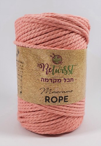 חבל ROPE מקרמה 4 מ"מ 95 מ' 500 גר' - פודרה