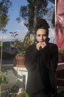 ג'קט-מעיל קצר בעל כפתור אחד מבוקלה