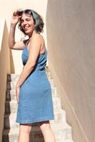 שמלת ג'ינס וינטג' סקסית מידה S/M