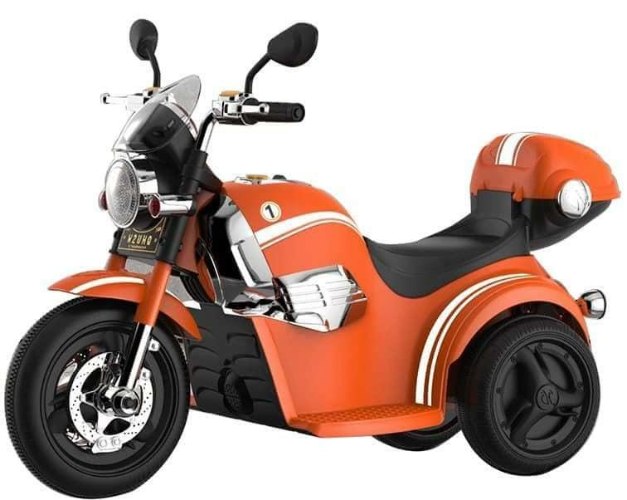 אופנוע רטרו כתום