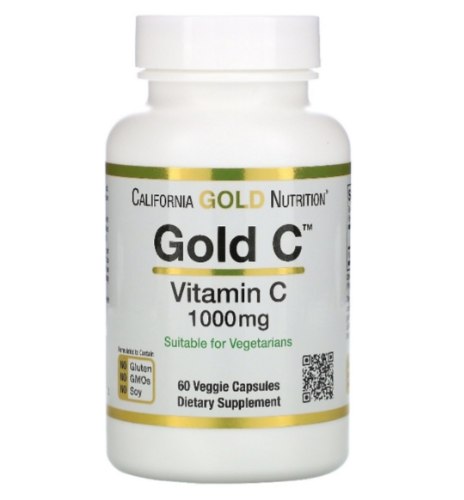 GOLD C-ויטמין C מבית קליפורניה גולד 1000 מ"ג