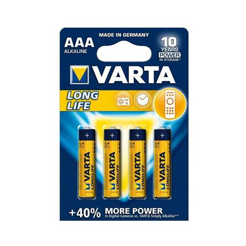 רביעיית סוללות VARTA  אלקליין   - AAA